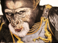 General Thade, Tim Burton, Planet of the Apes, monkeyswithbrushes, Tim Roth